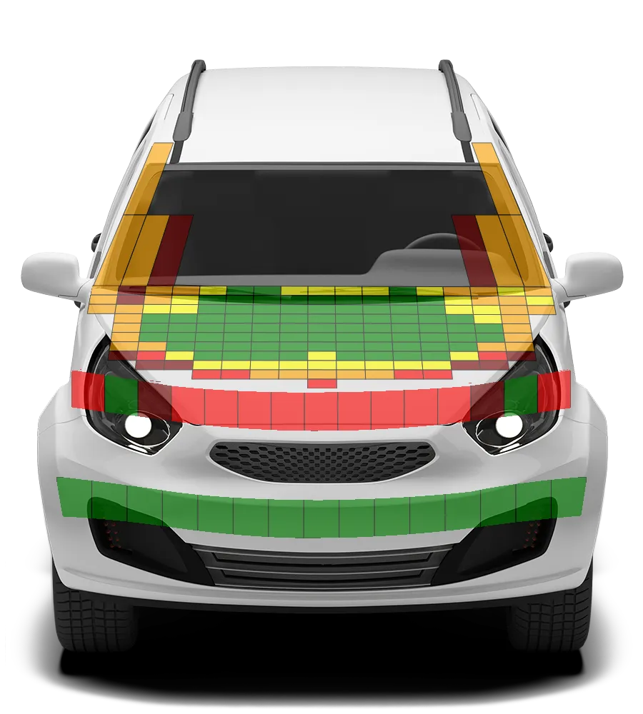 Crash test diagram