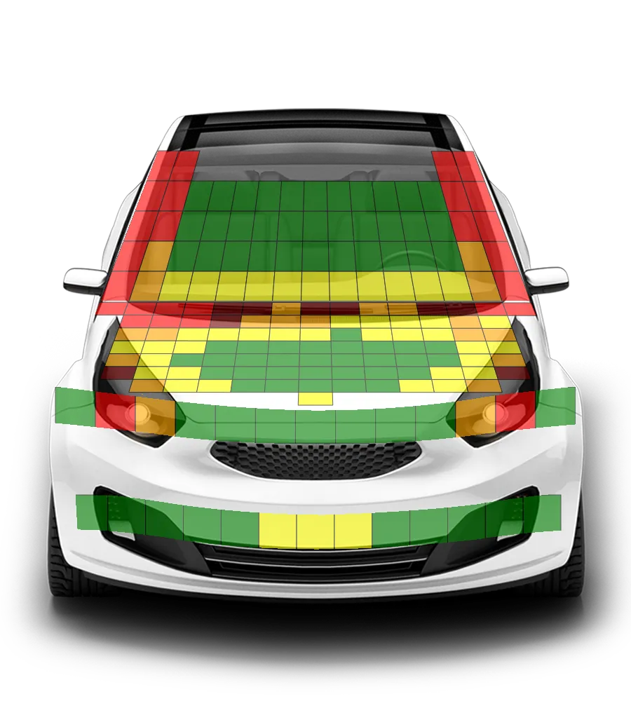 Crash test diagram