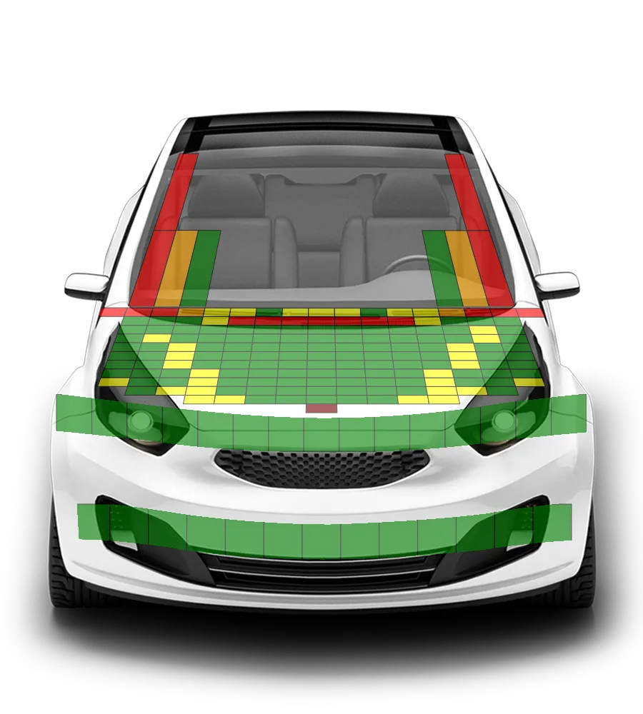Crash test diagram