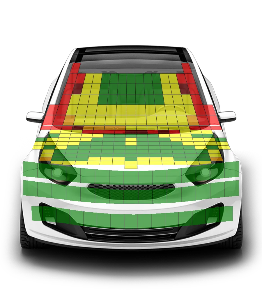 Crash test diagram