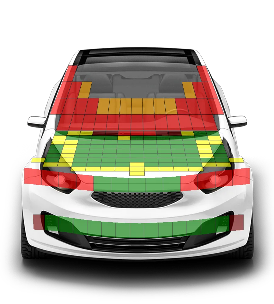 Crash test diagram