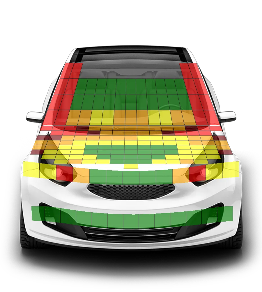 Crash test diagram