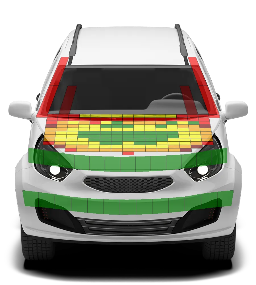 Crash test diagram