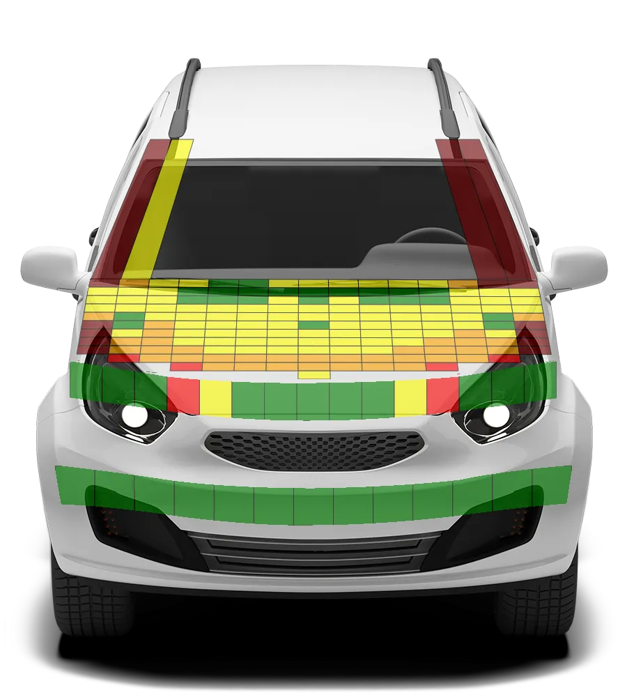 Crash test diagram