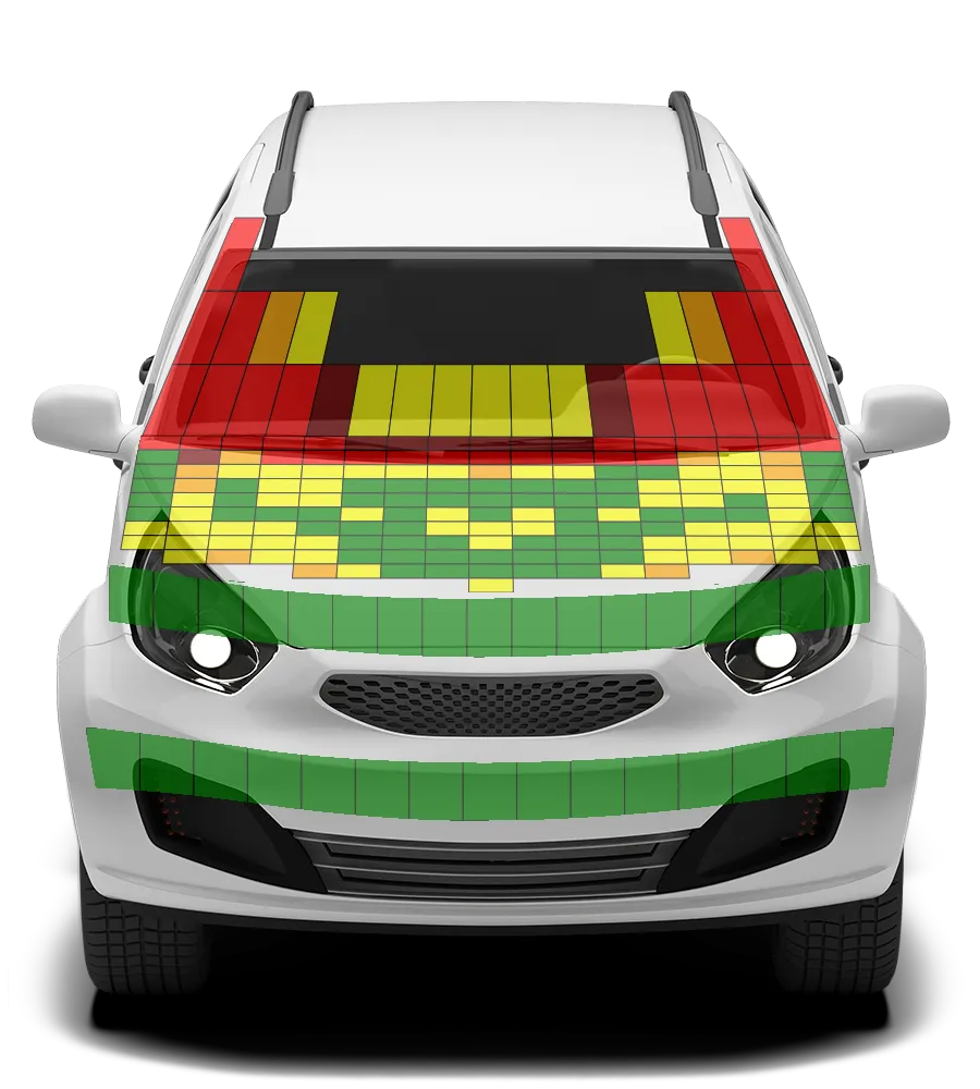 Crash test diagram