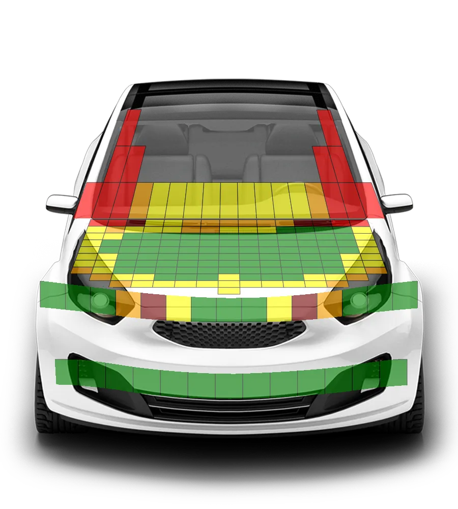 Crash test diagram