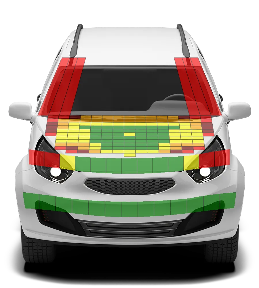 Crash test diagram
