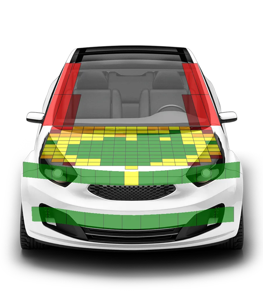 Crash test diagram