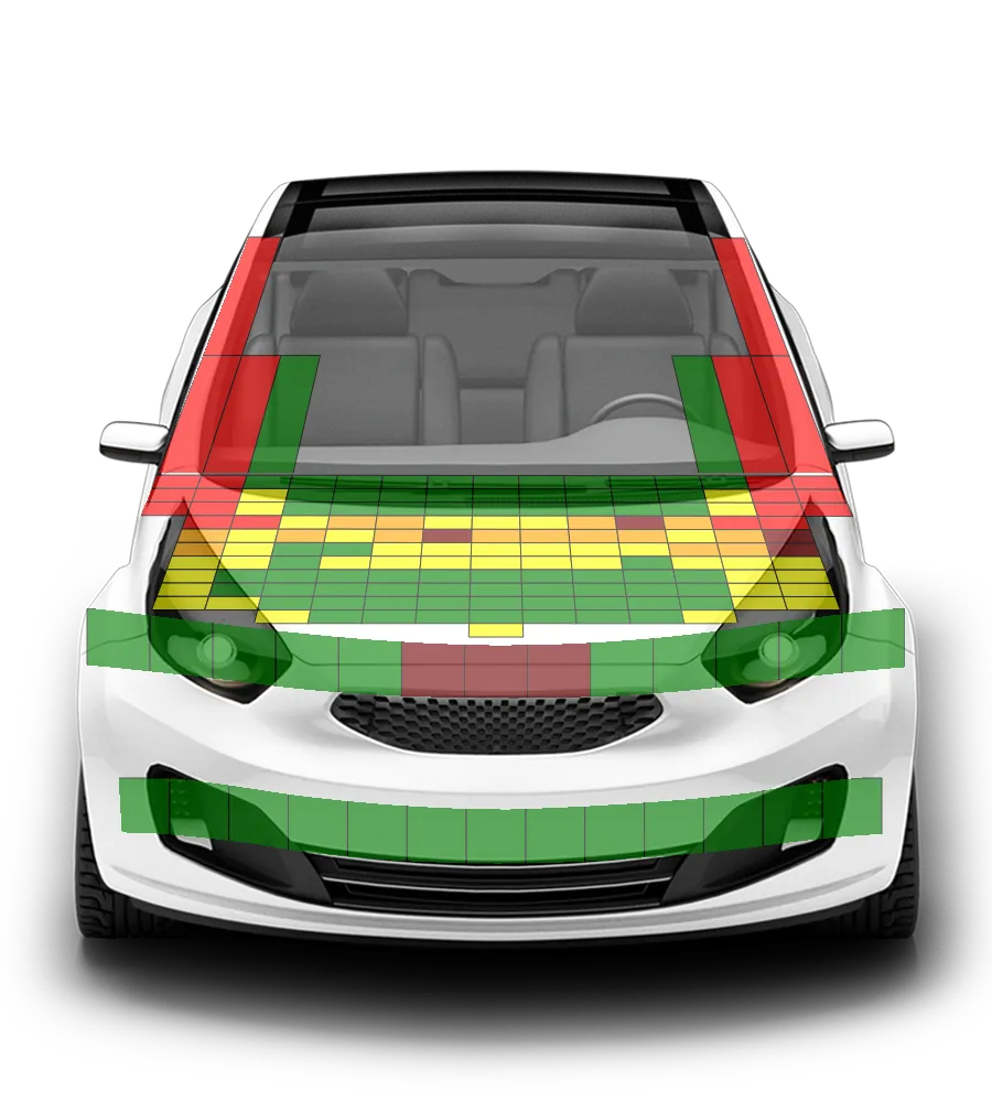 Crash test diagram