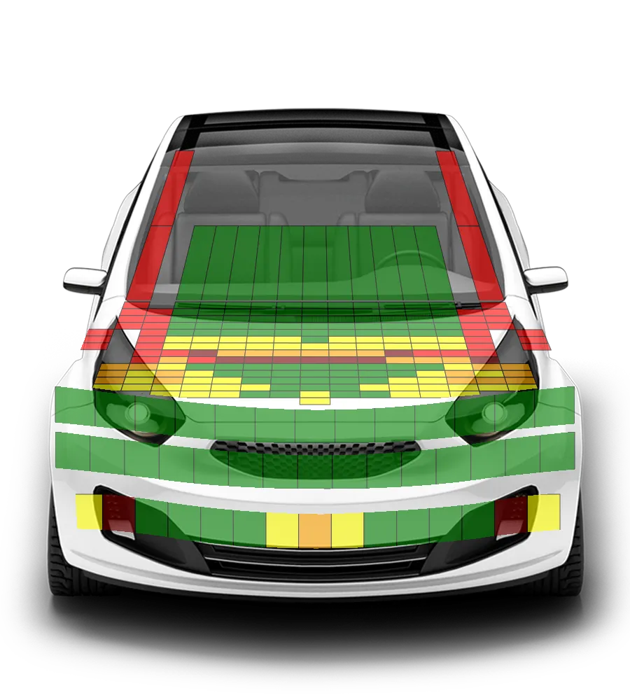 Crash test diagram