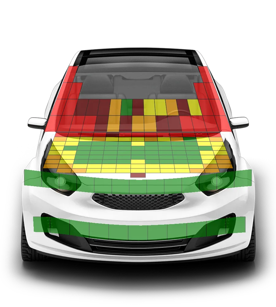 Crash test diagram