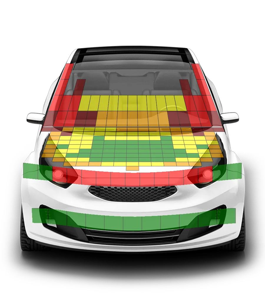 Crash test diagram