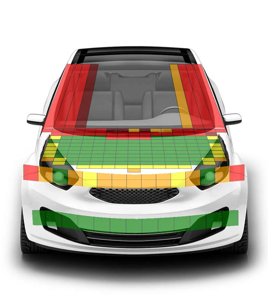 Crash test diagram