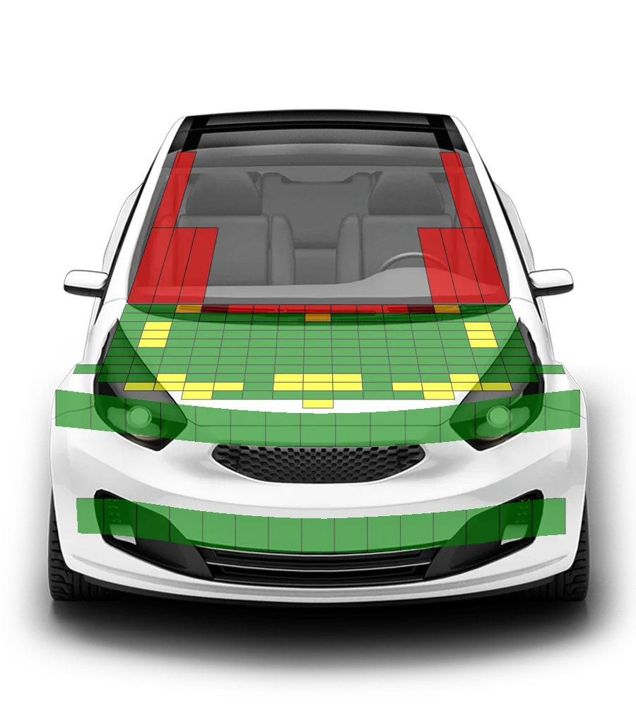 Crash test diagram