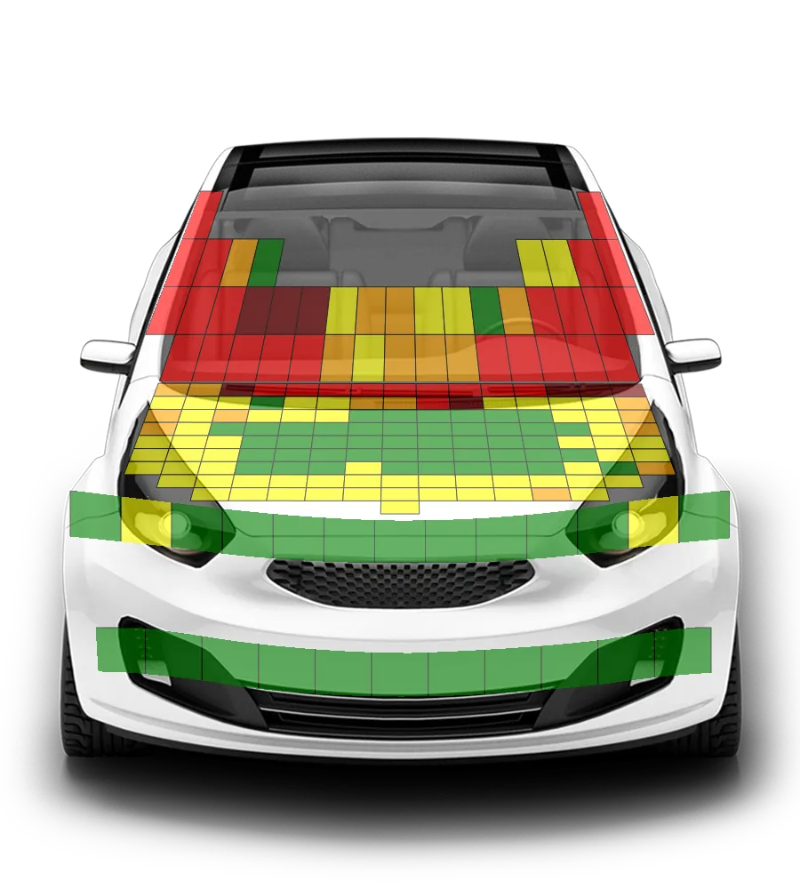 Crash test diagram
