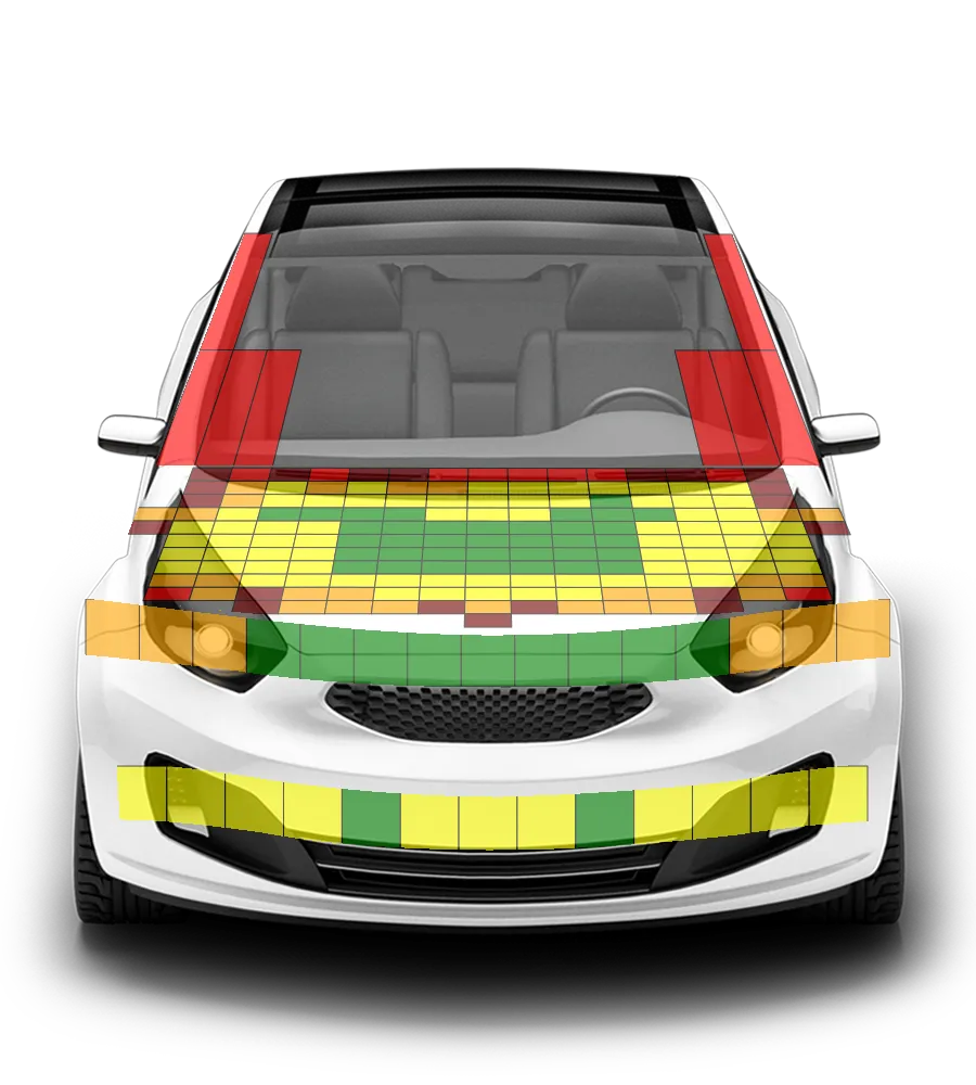Crash test diagram