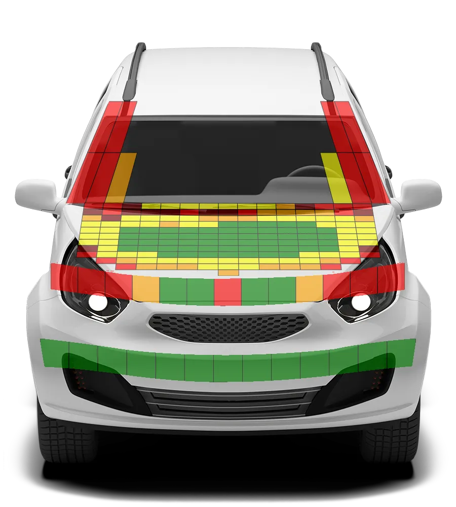 Crash test diagram