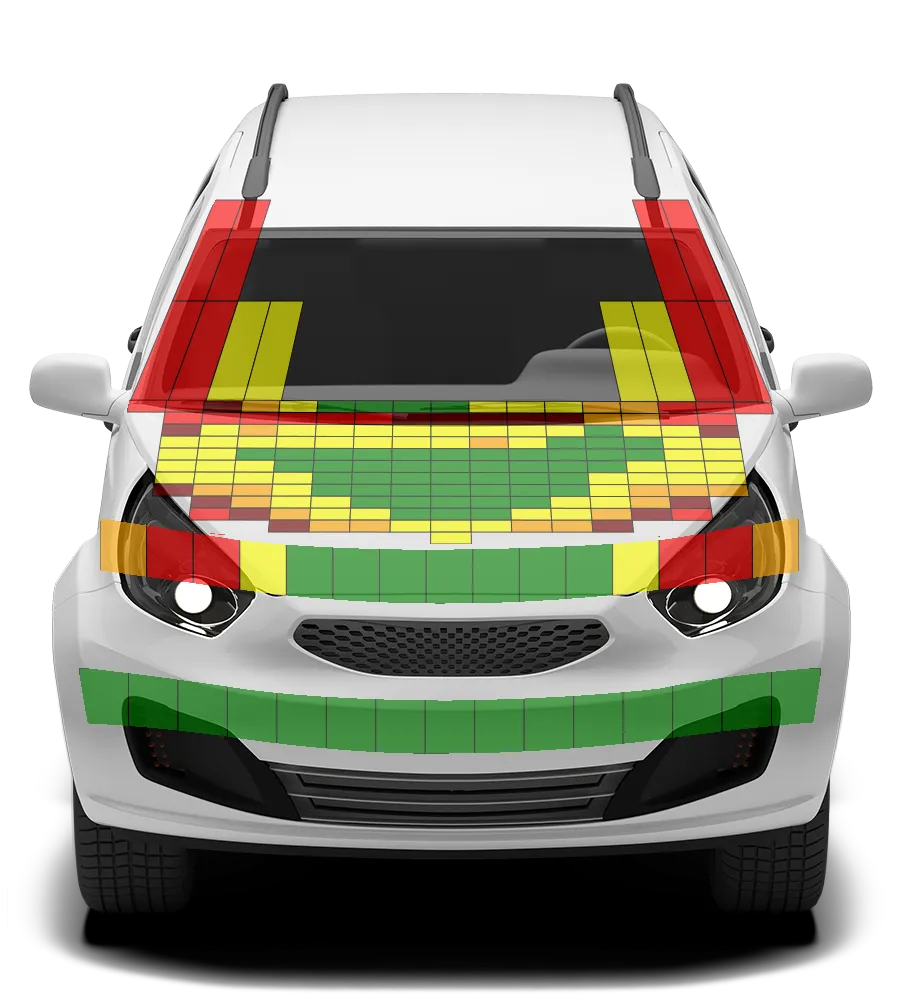 Crash test diagram