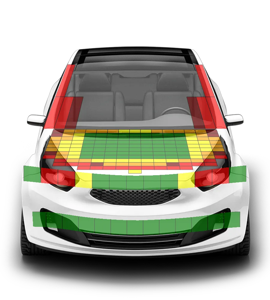 Crash test diagram