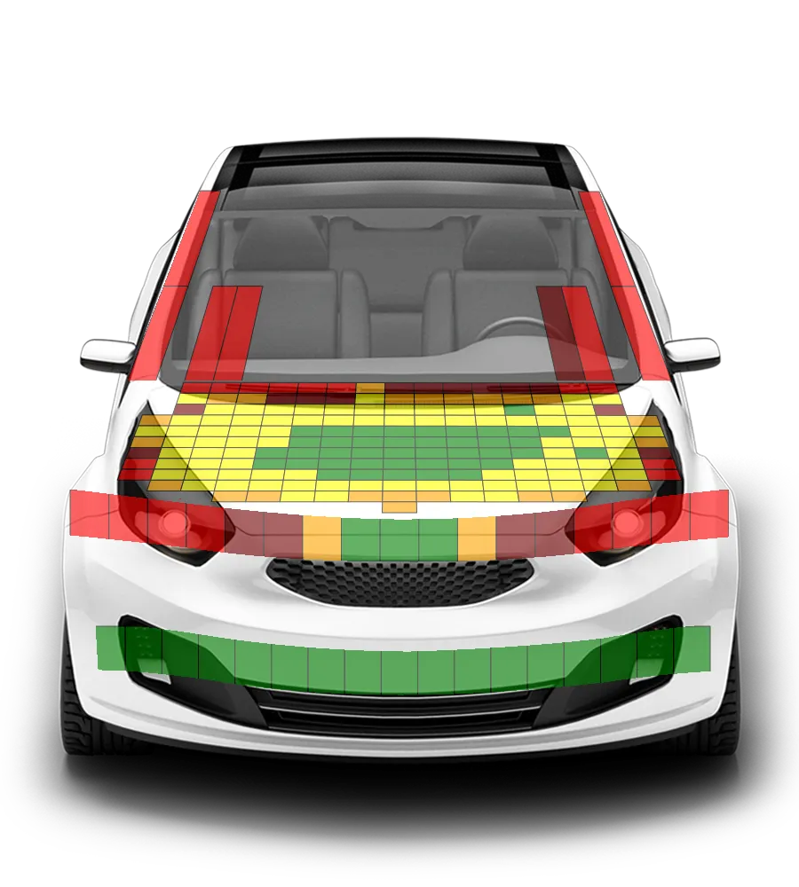 Crash test diagram