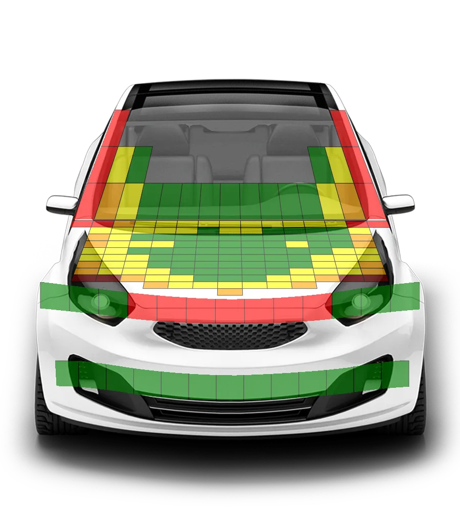 Crash test diagram