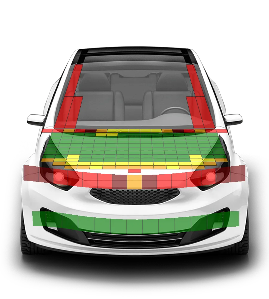 Crash test diagram