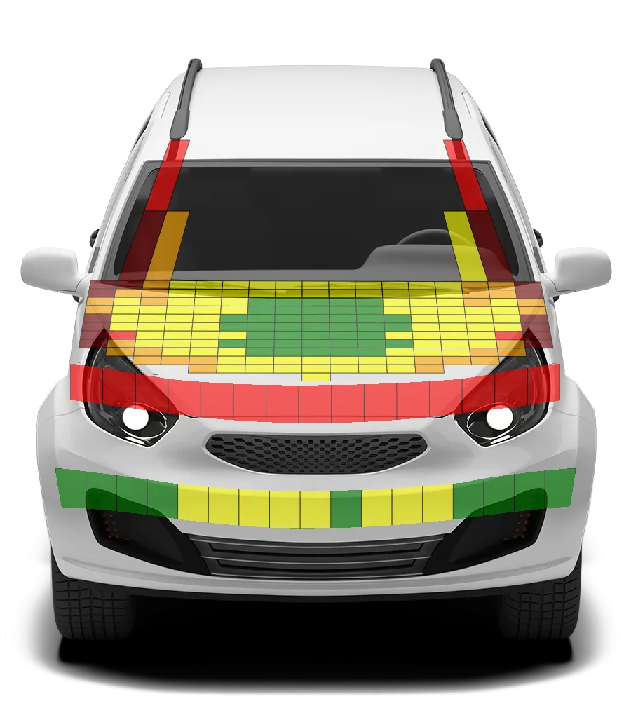 Crash test diagram