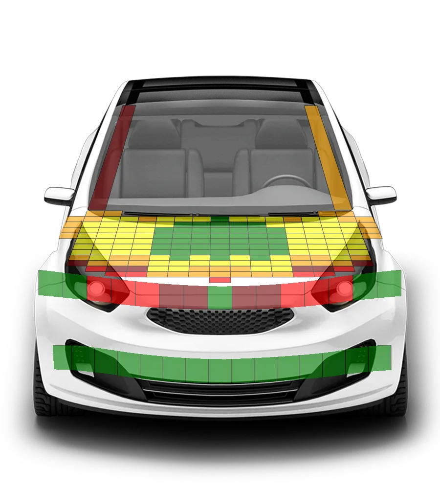 Crash test diagram