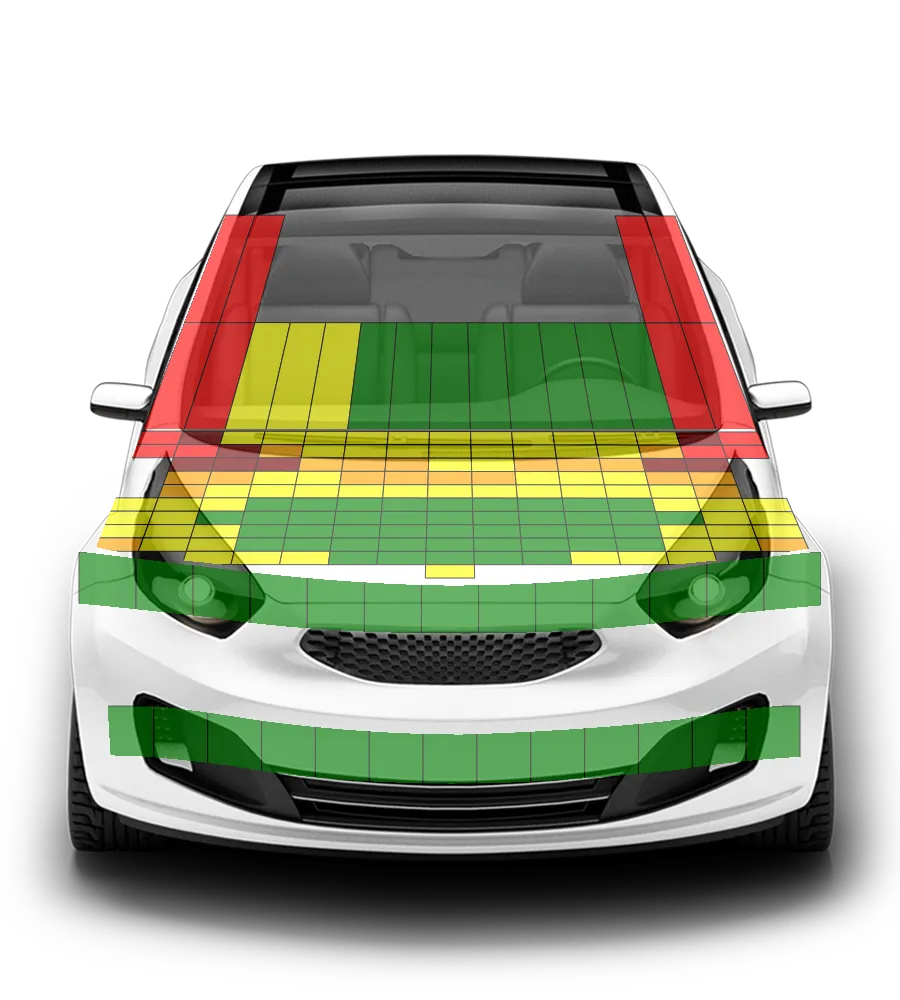 Crash test diagram
