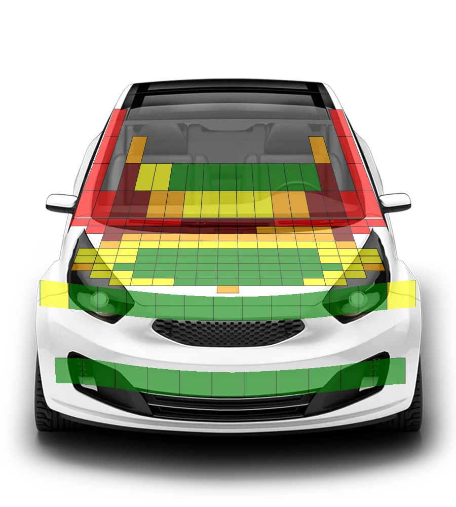 Crash test diagram