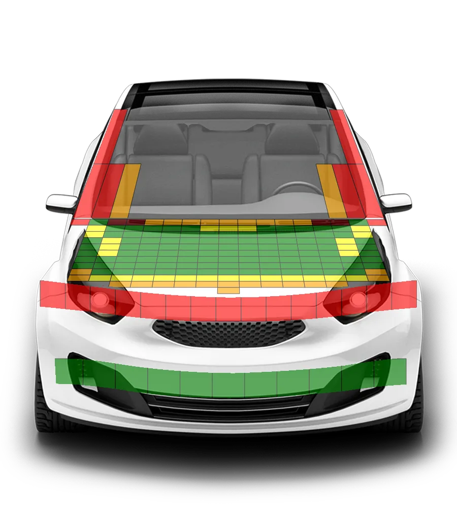 Crash test diagram