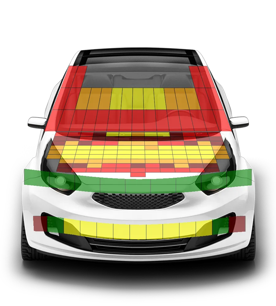 Crash test diagram