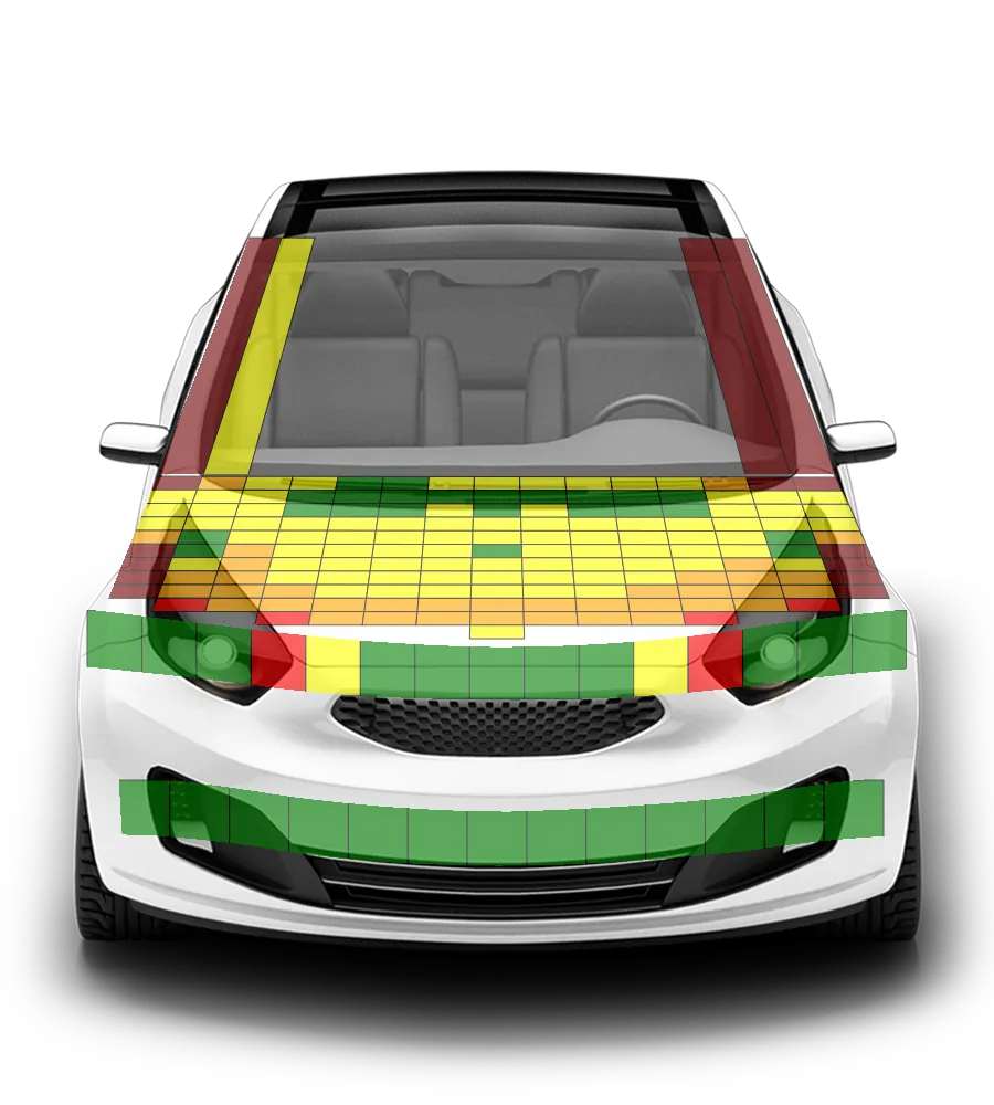 Crash test diagram