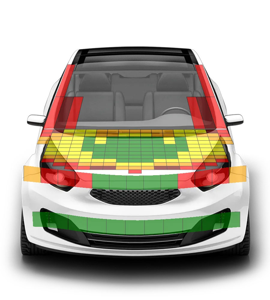 Crash test diagram