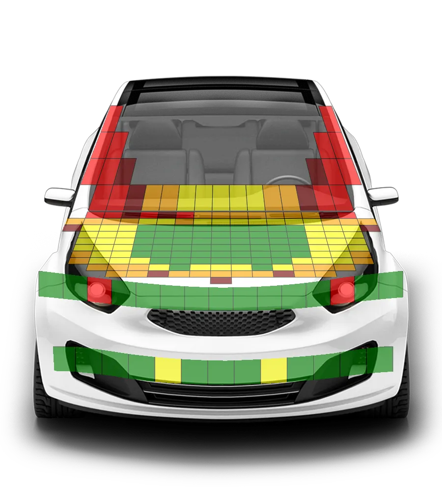 Crash test diagram