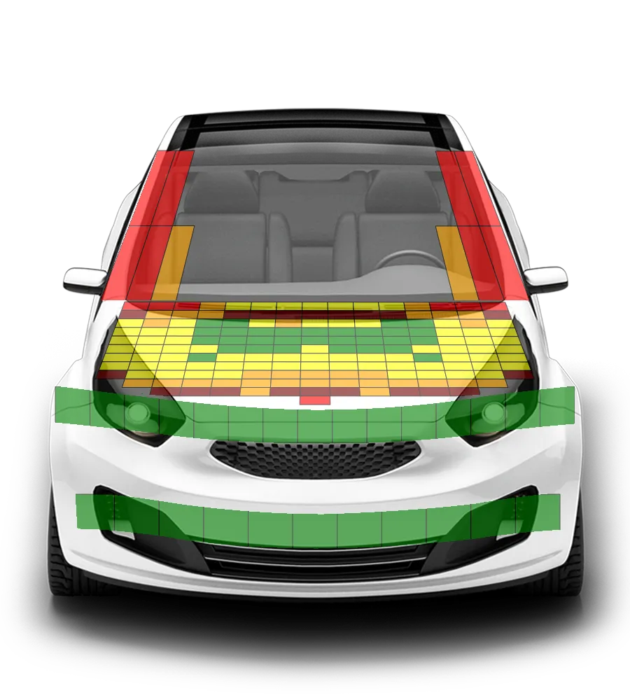 Crash test diagram