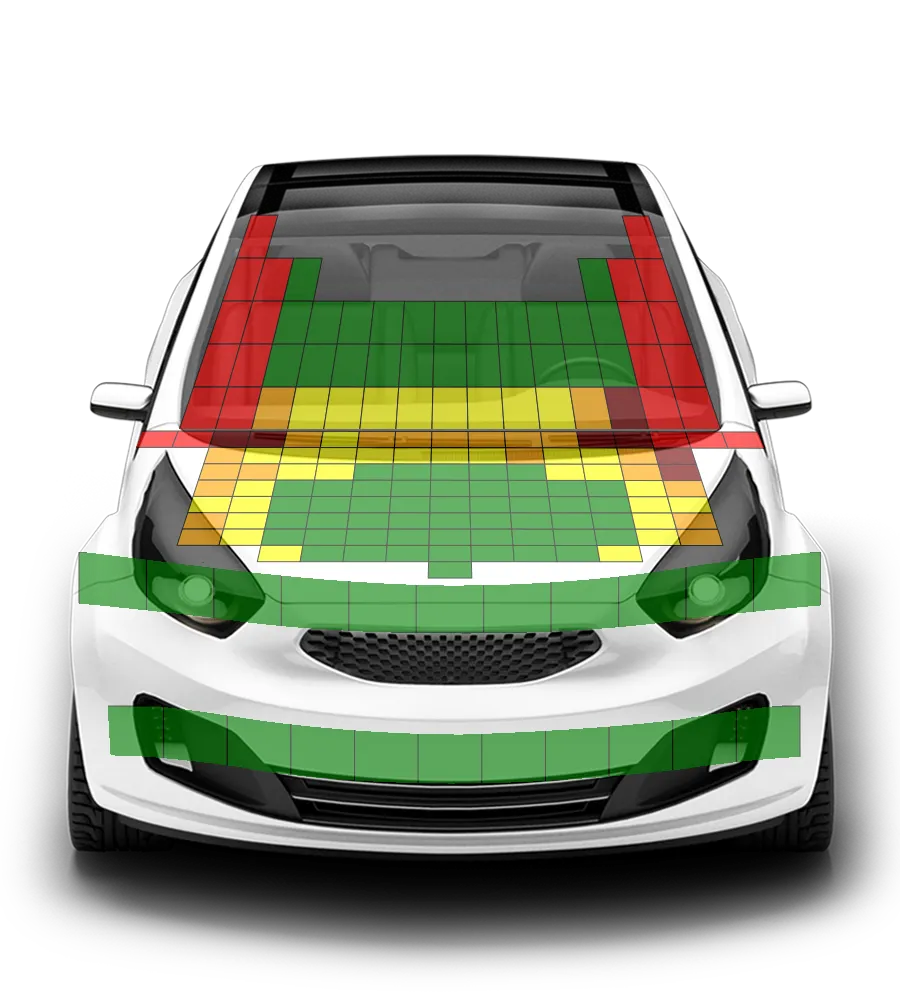 Crash test diagram