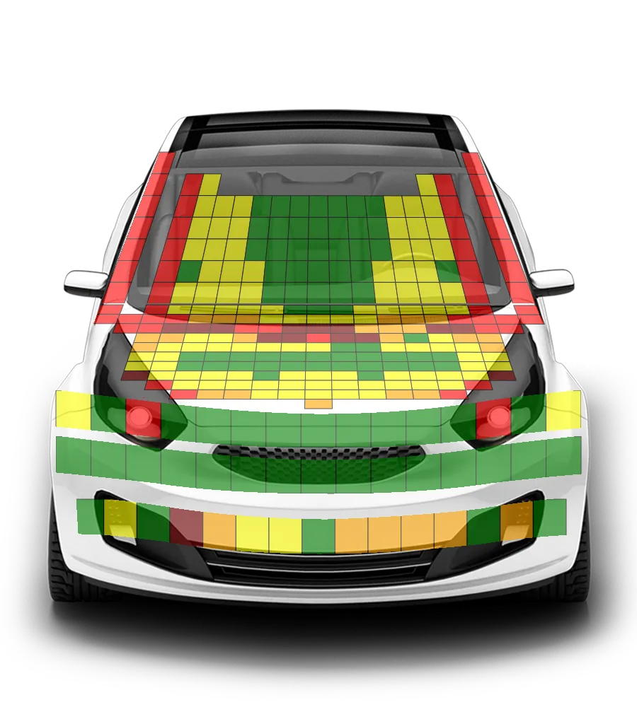 Crash test diagram