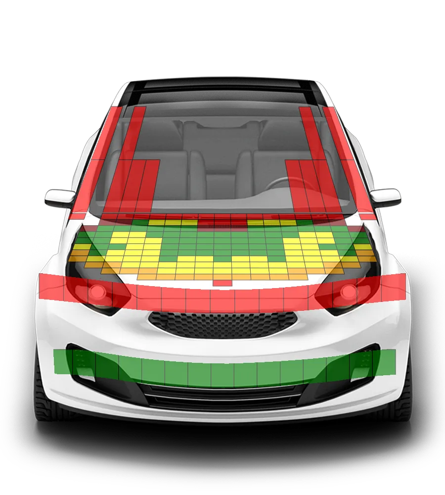 Crash test diagram