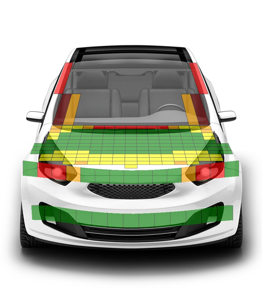 Crash test diagram