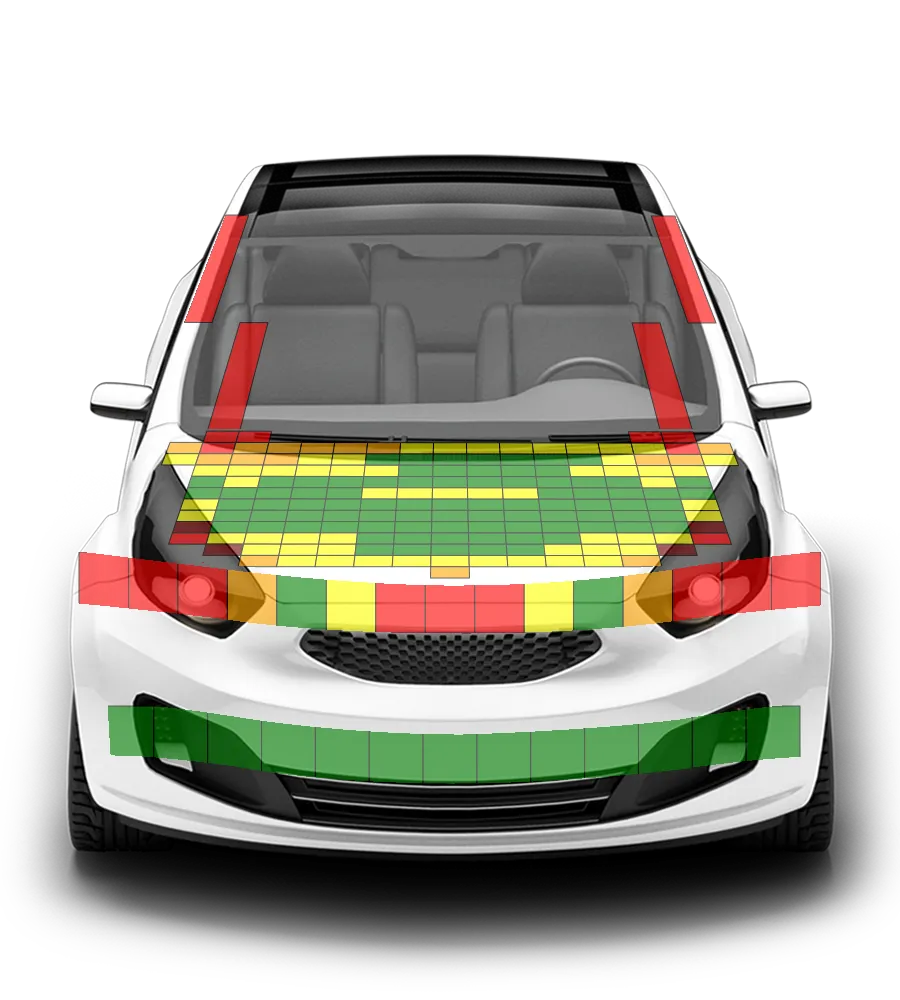 Crash test diagram
