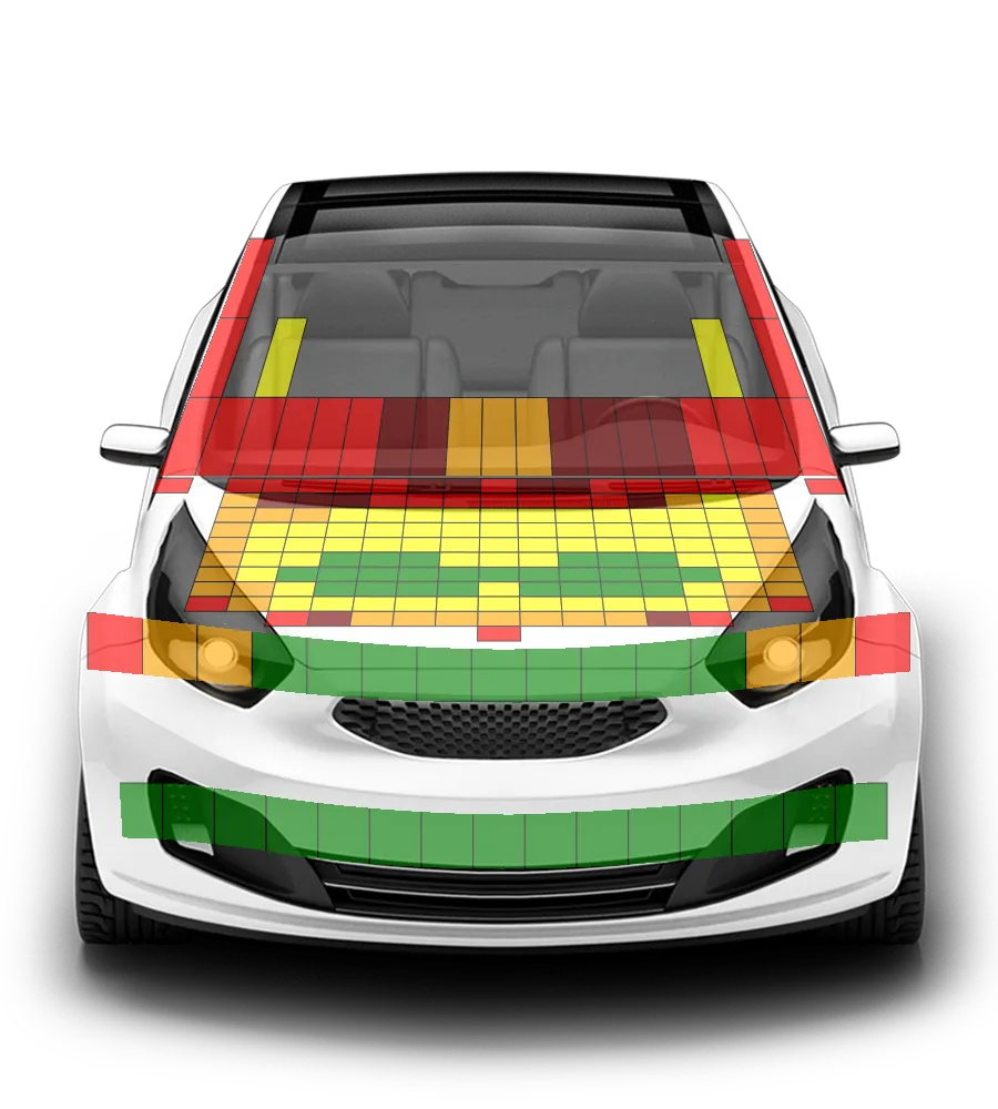 Crash test diagram