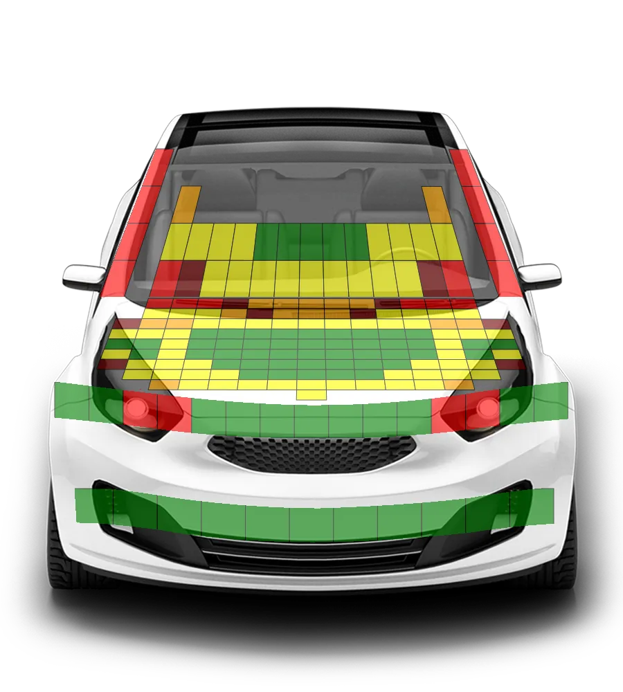 Crash test diagram