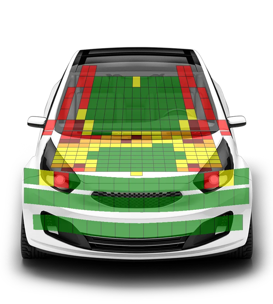 Crash test diagram