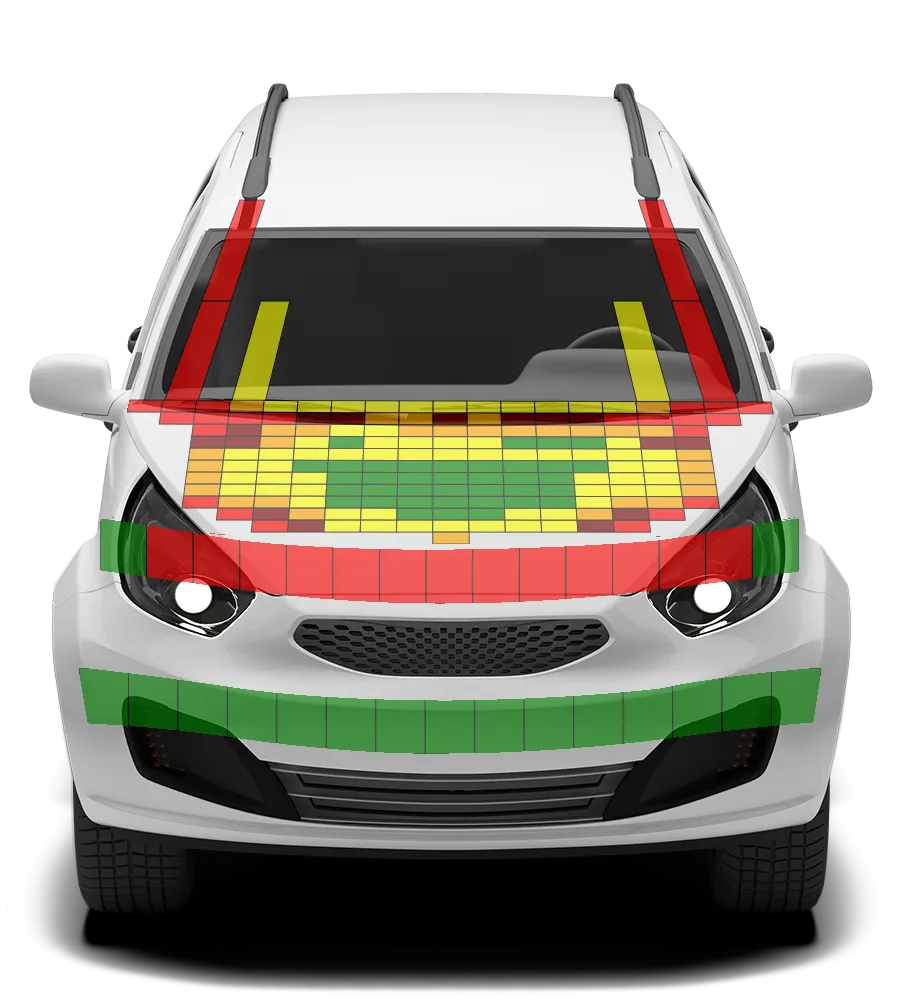 Crash test diagram