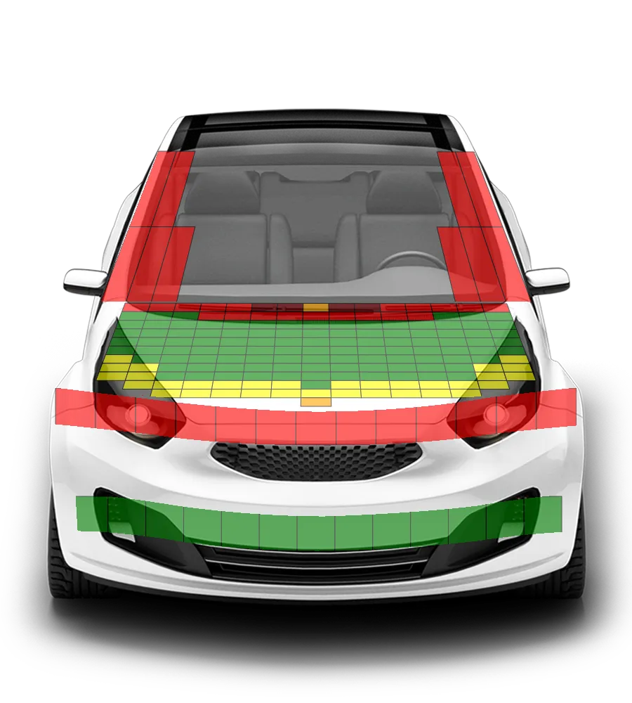 Crash test diagram
