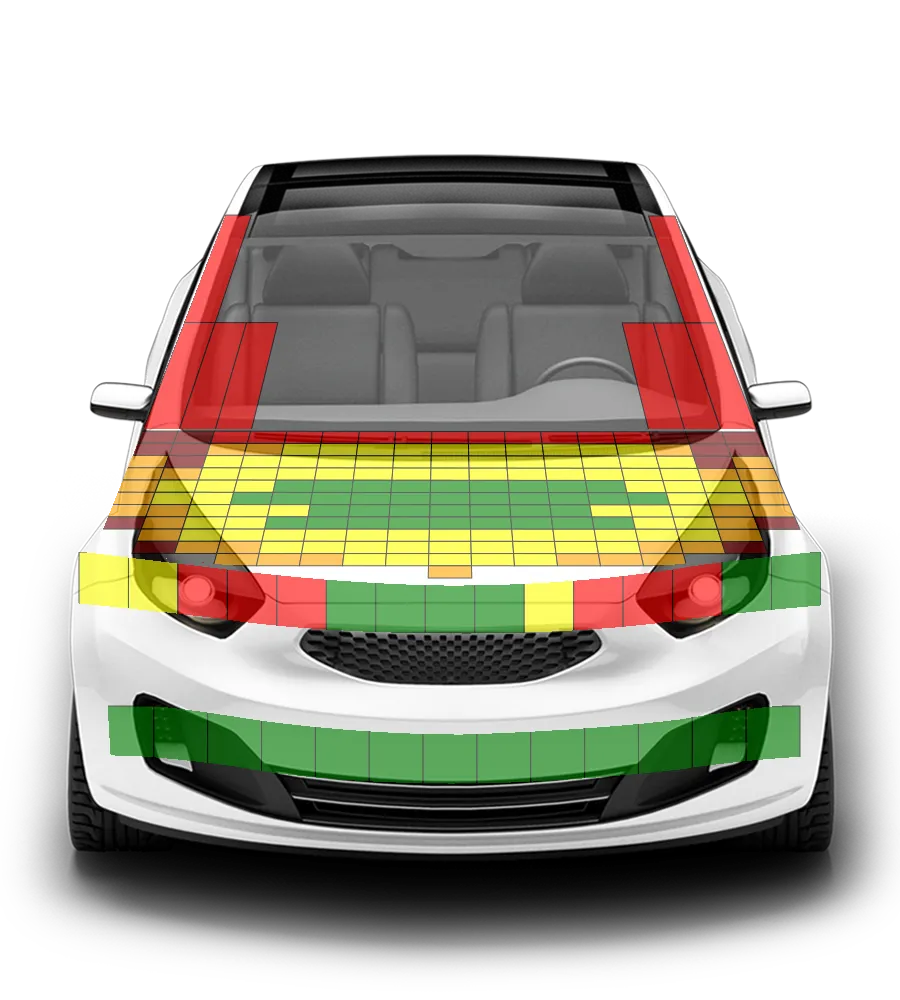 Crash test diagram