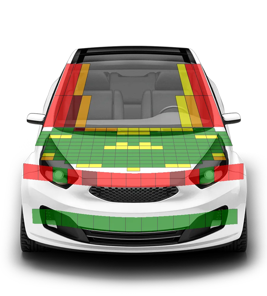 Crash test diagram