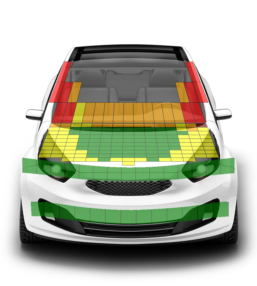 Crash test diagram