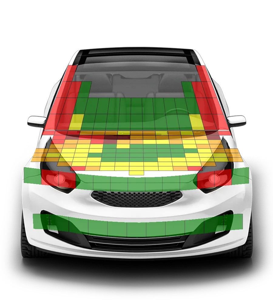 Crash test diagram